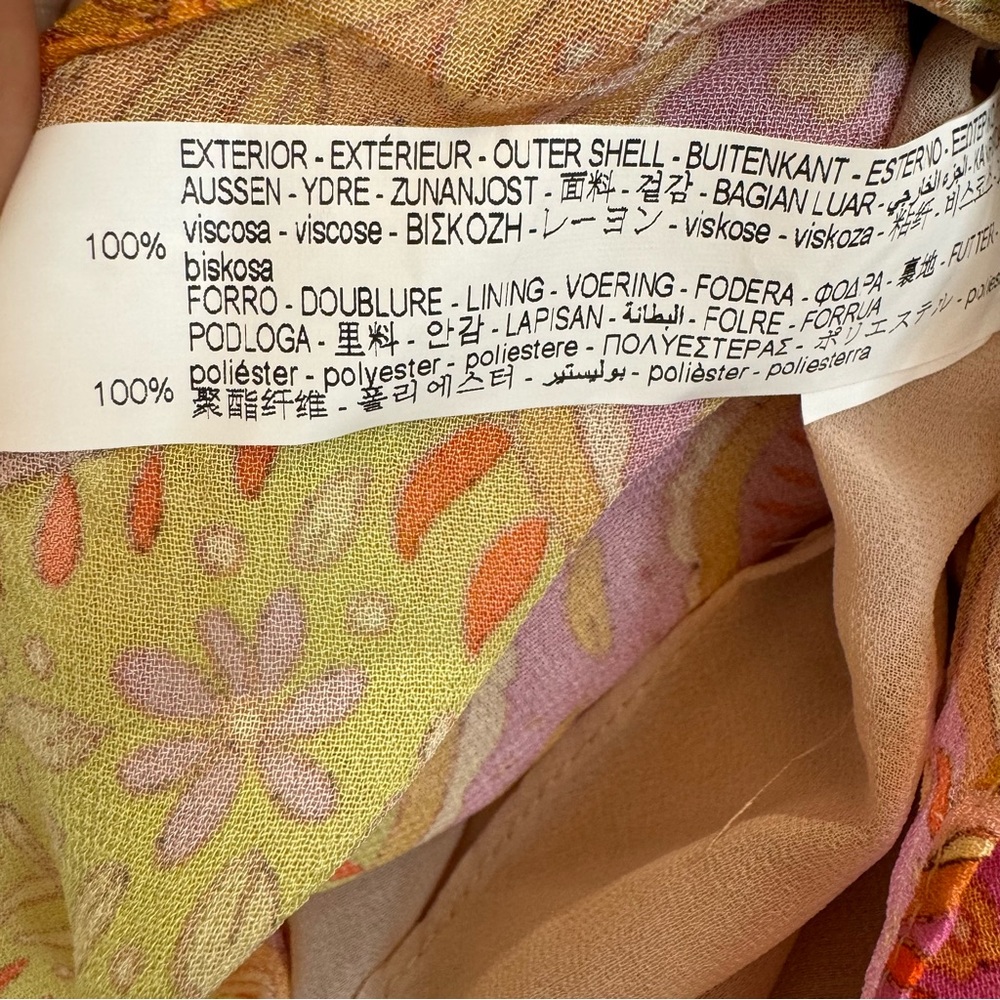 Zara Multicolor Paisley Dress - Picture 6 of 6